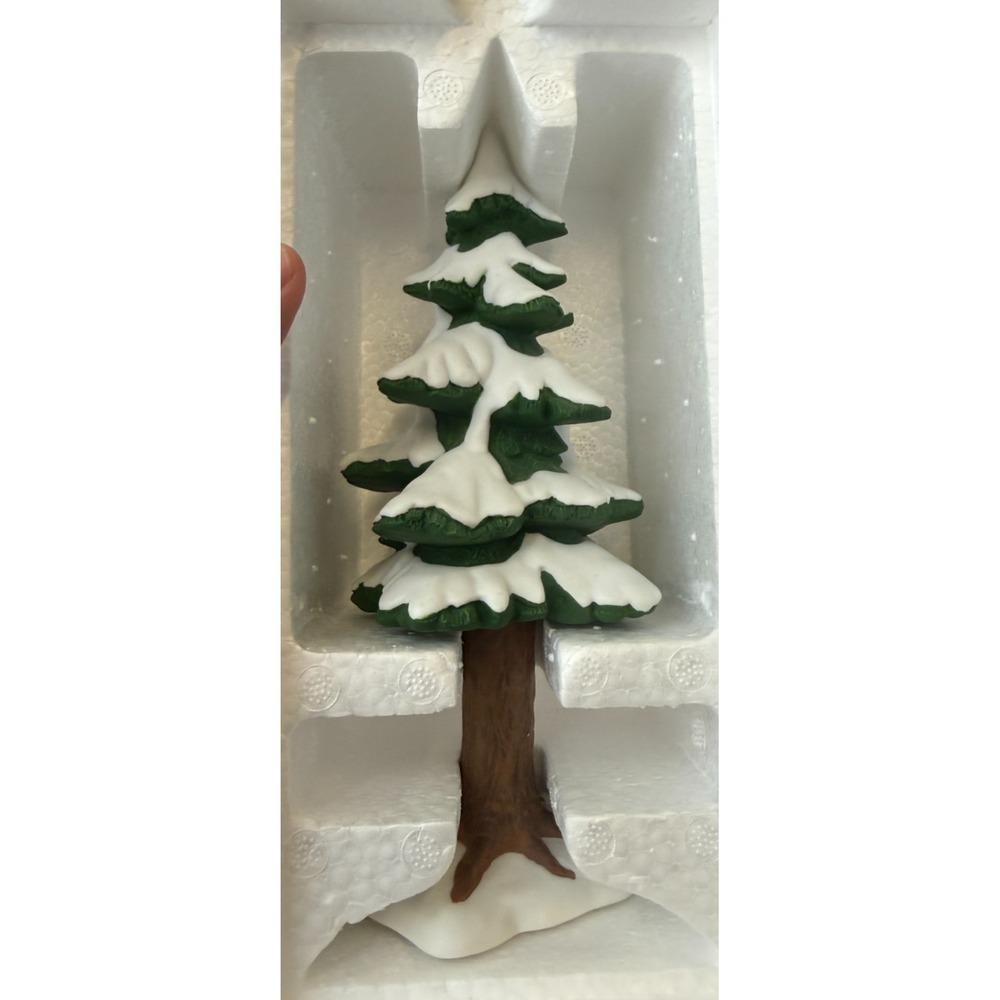 Dept 56 Heritage Village Collection LARGE PORCELAIN PINE #5218-3 Christmas - Picture 3 of 5